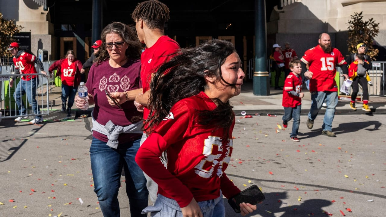 In the Kansas City Chiefs parade shooting, twenty-one people were hurt and at least one person died.